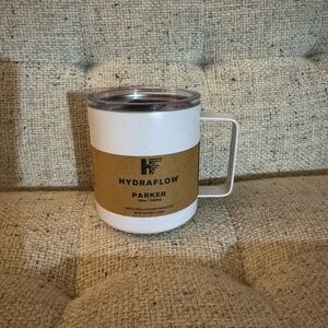HydraFlow Parker 10oz White Insulated Travel Mug